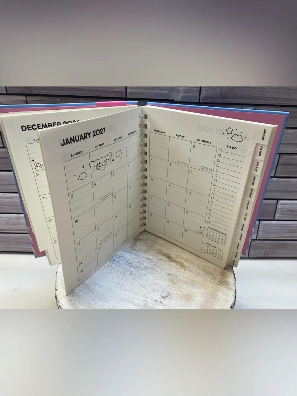 Cinnamoroll ❤️ 2027 17-month Monthly & Weekly Planner / Agenda New